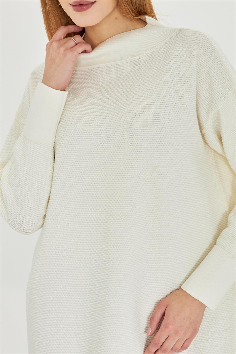 Kadın Oversıze Triko Tunik 1201