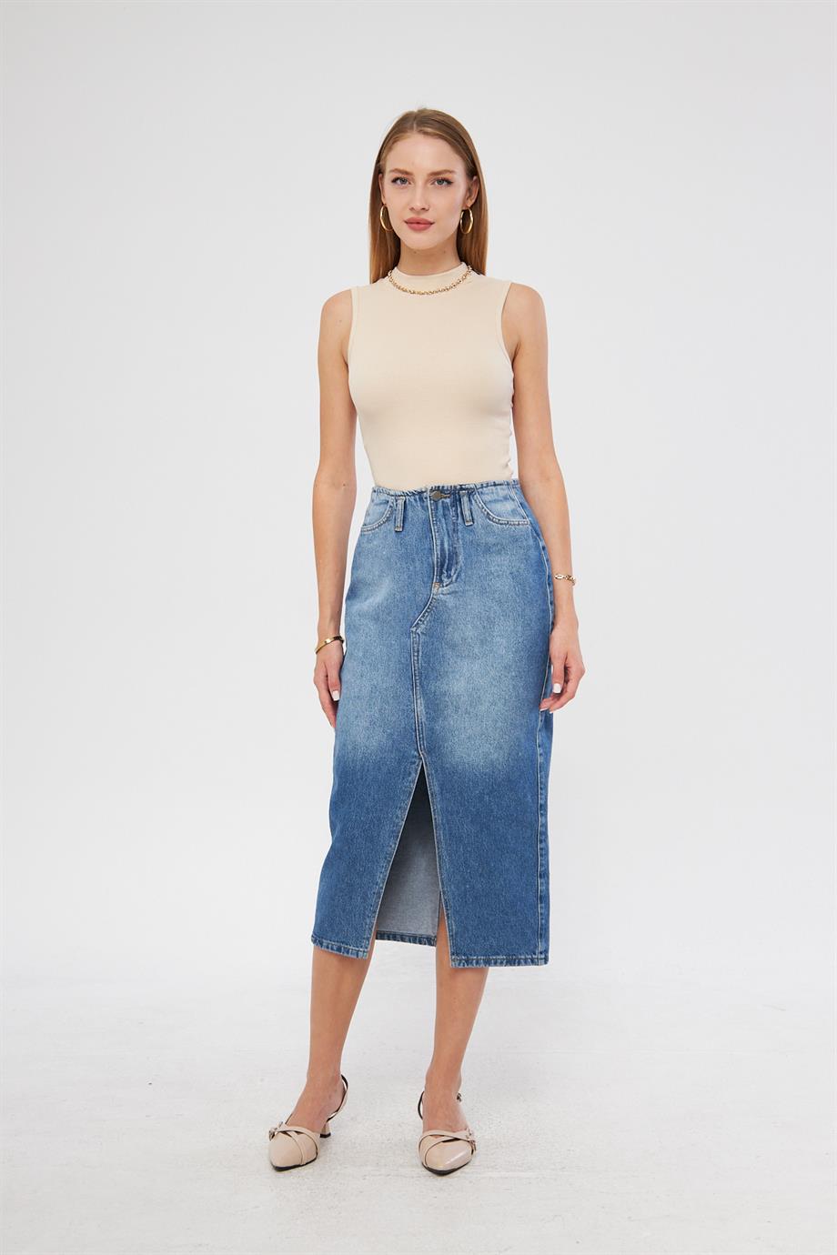 Kadın Sıfır Kol Fitilli Badi Coton Body 6027