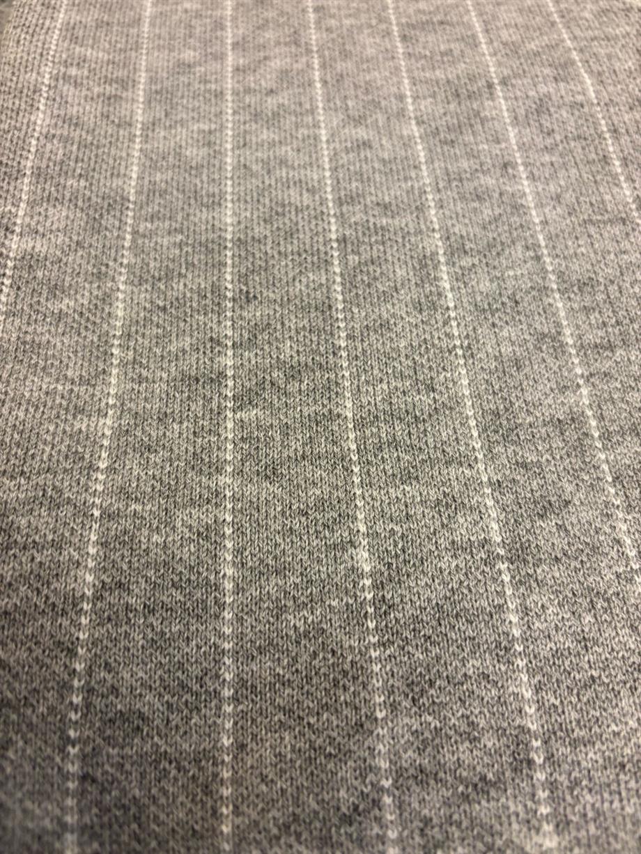 Kadın V Yaka Çizgili Düğmeli Triko Yelek Kadın Yelek 24Y1010