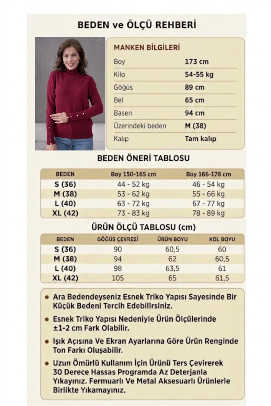 Kolu Çıtçıtlı Balıkçı Yaka Kazak 1050 Bordo