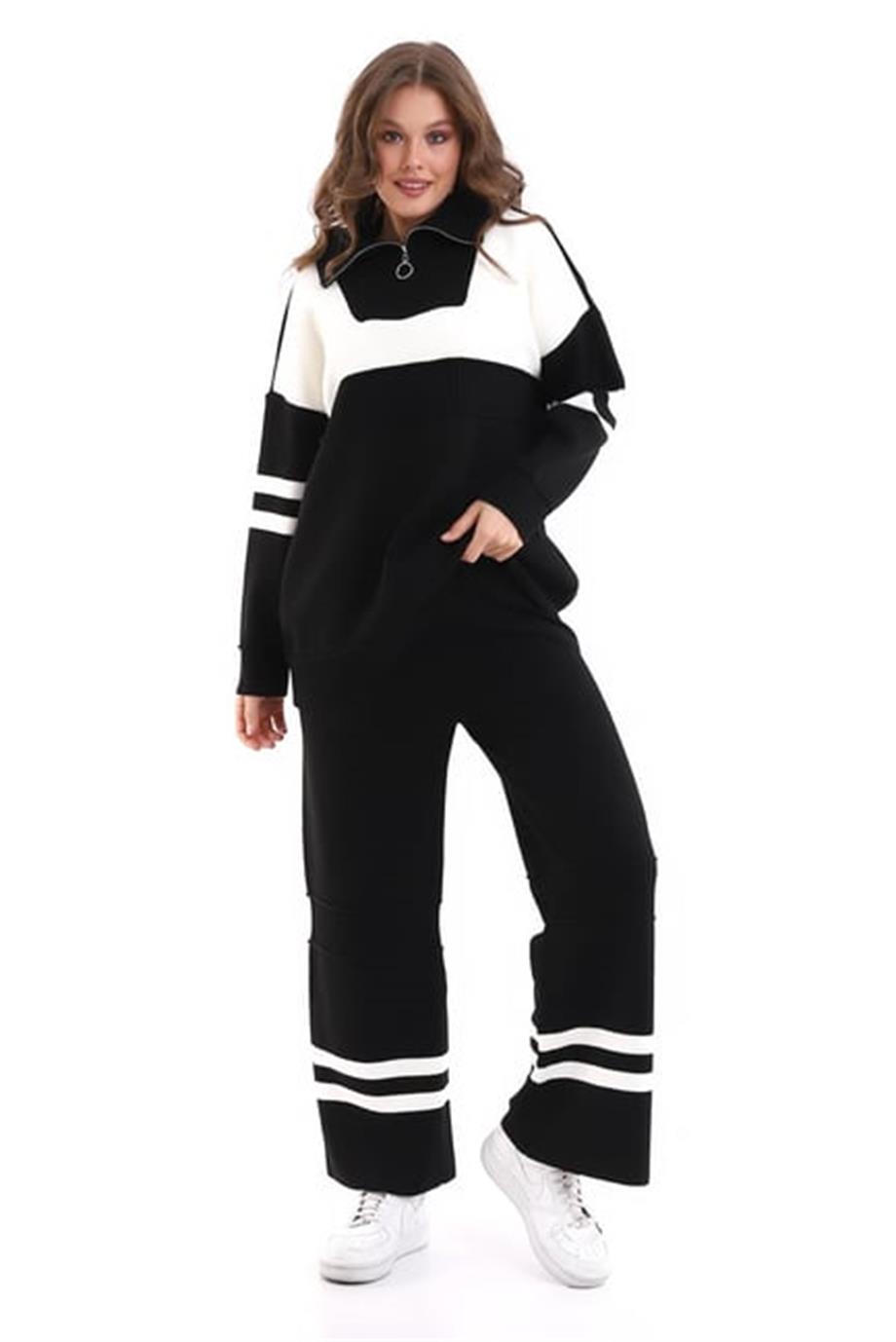 Oversize Triko Alt Üst Eşofman Takımı 1230