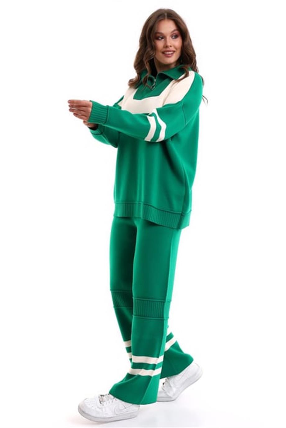 Oversize Triko Alt Üst Eşofman Takımı 1230