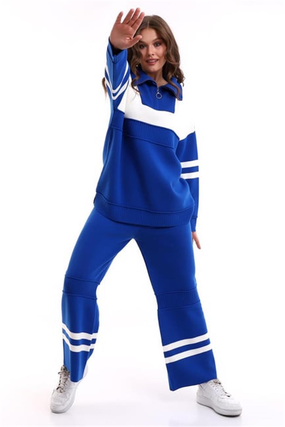 Oversize Triko Alt Üst Eşofman Takımı 1230