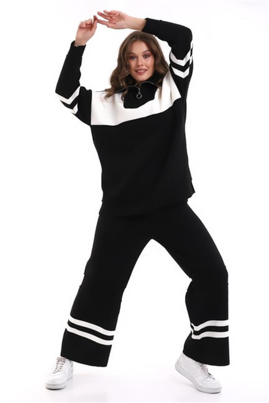 Oversize Triko Alt Üst Eşofman Takımı 1230