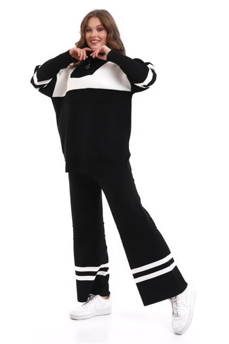 Oversize Triko Alt Üst Eşofman Takımı 1230