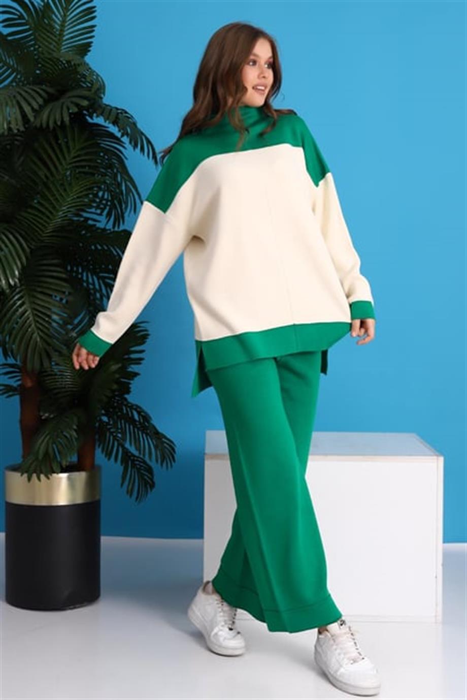 Oversize Triko Alt Üst Eşofman Takımı 1309