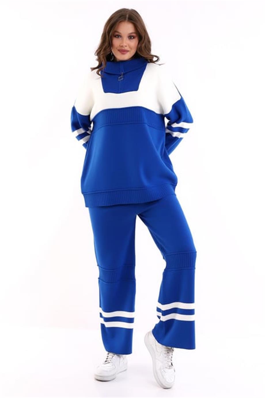 Oversize Triko Alt Üst Eşofman Takımı 1230