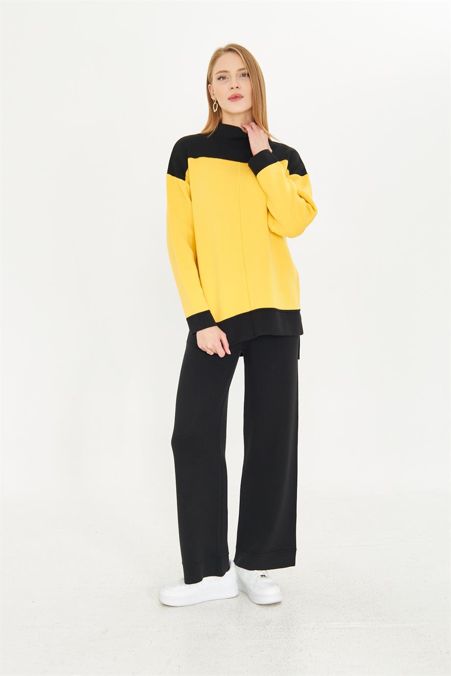 Oversize Triko Alt Üst Eşofman Takımı 1309