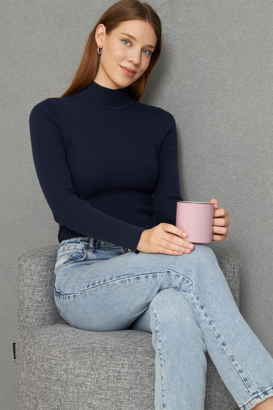 Yarım Balıkçı Fitilli Badi Kazak 1246