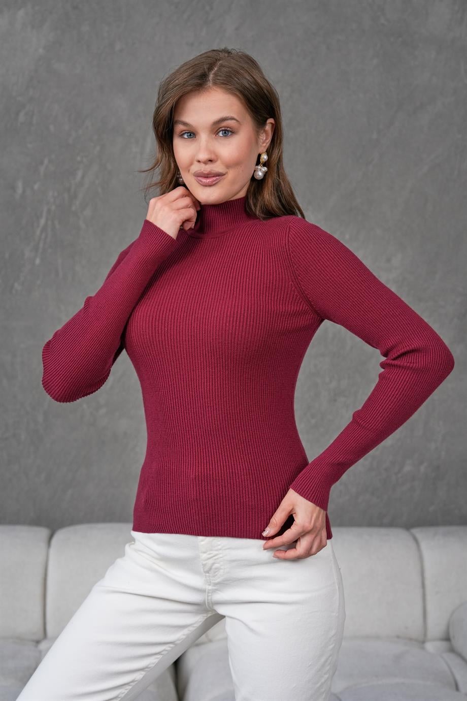 Yarım Balıkçı Fitilli Badi Kazak 1246