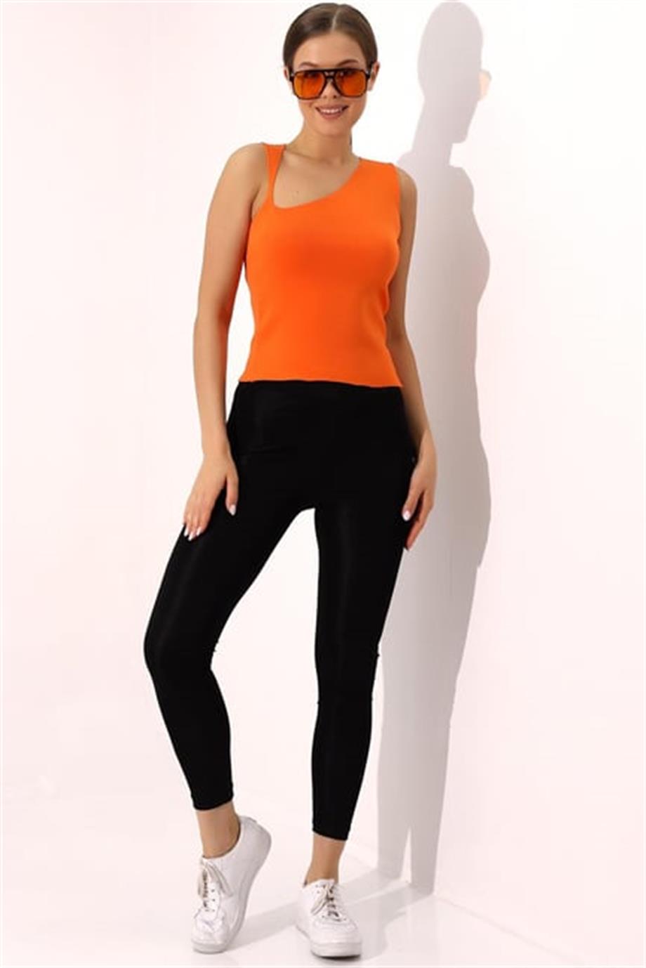 Yarım V Triko Atlet Bluz 1512