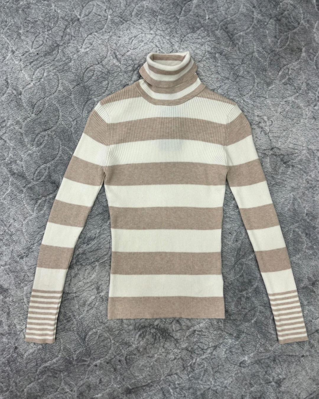 Balıkçı Çizgili Body Triko Bluz 164211