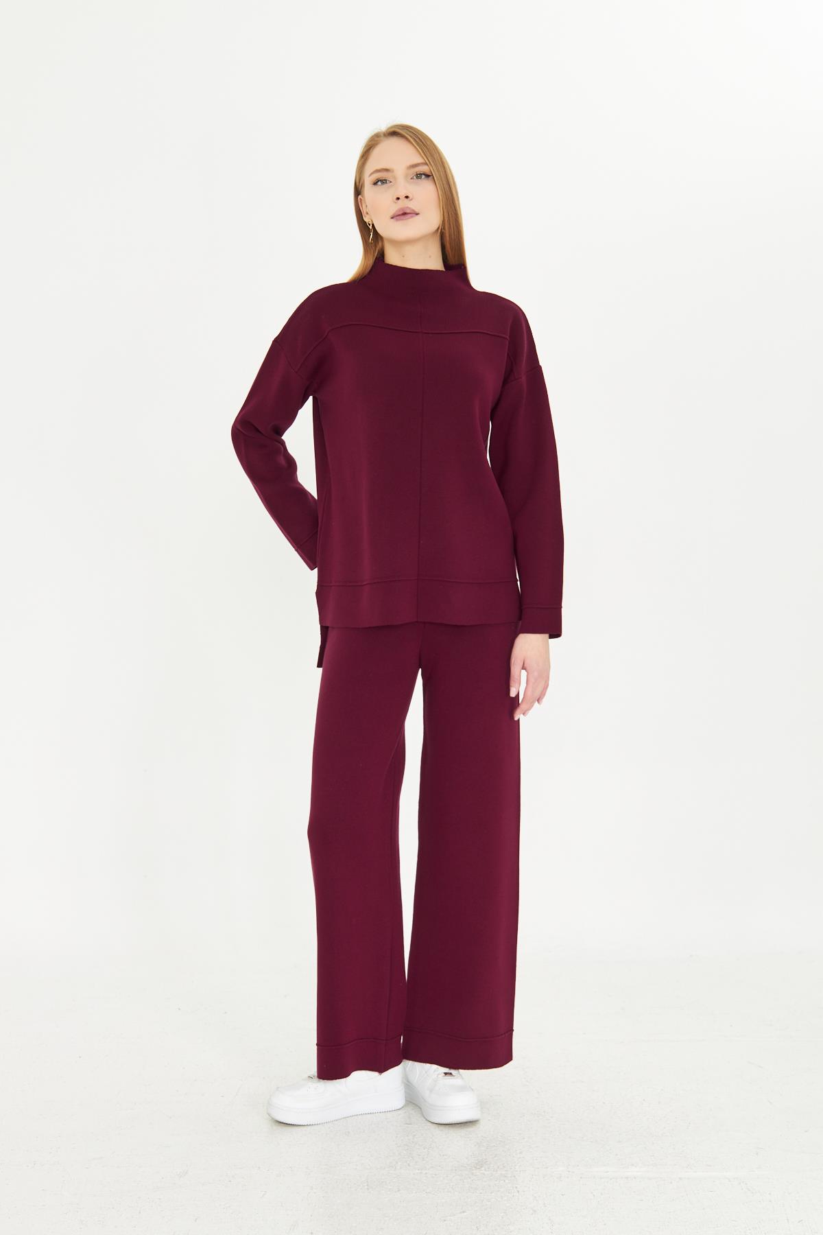 Kadın  Düz Oversize Alt Üst Takım 1308