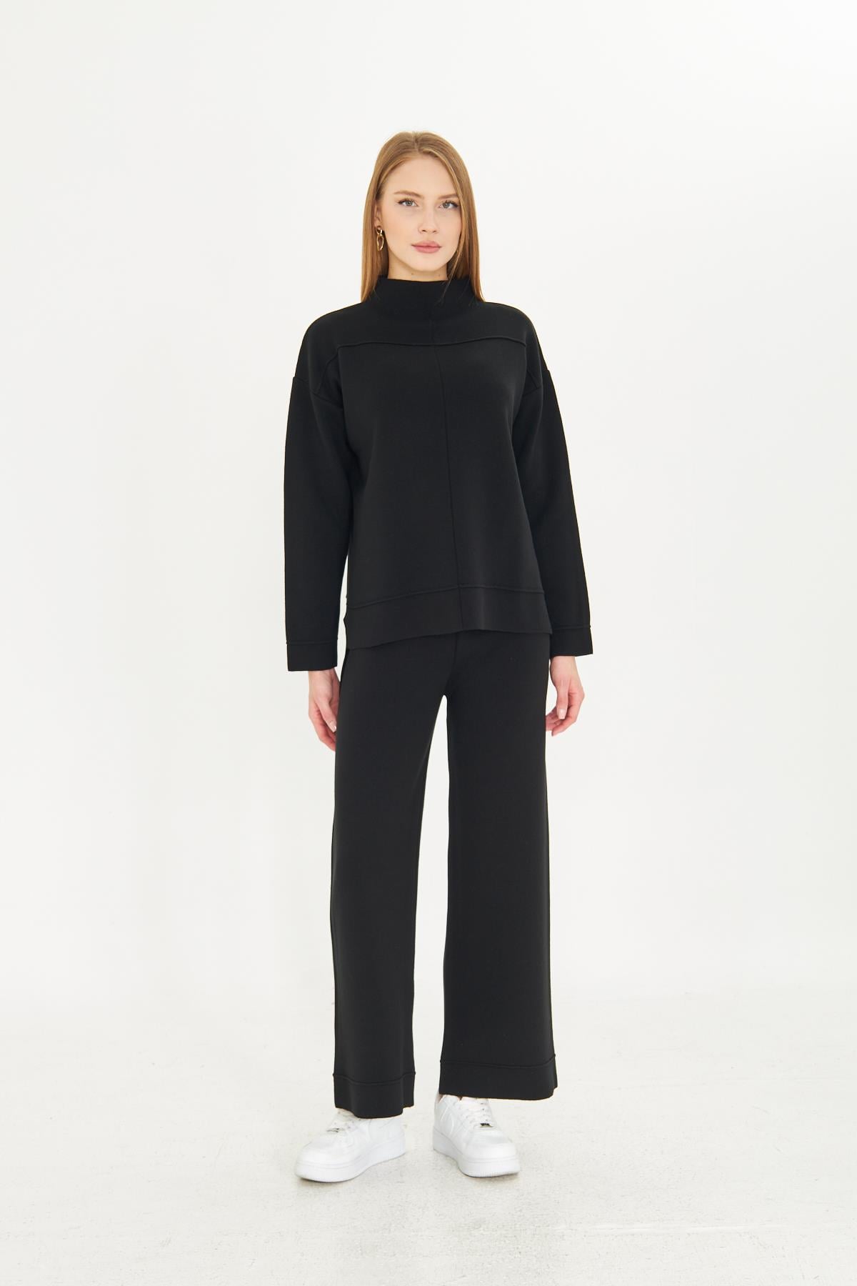 Kadın  Düz Oversize Alt Üst Takım 1308