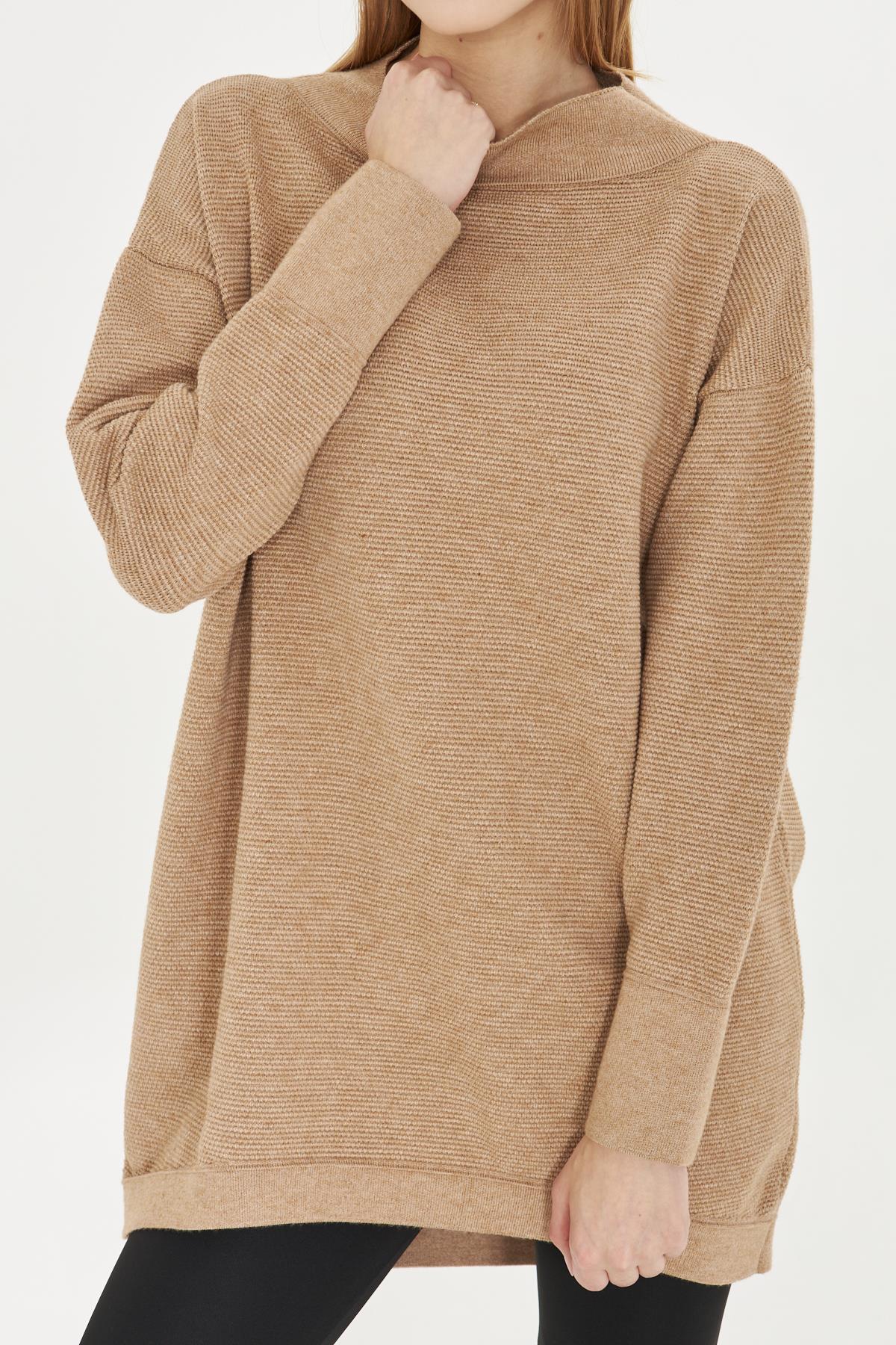 Kadın Oversıze Triko Tunik 1201