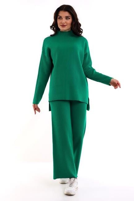 Oversize Fitilli Alt Üst Triko Takım 6308