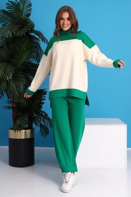 Oversize Triko Alt Üst Eşofman Takımı 1309