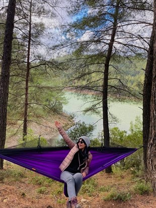 Mor Cibinlikli HamakCAMPANDMAPMor Cibinlikli Hamak 