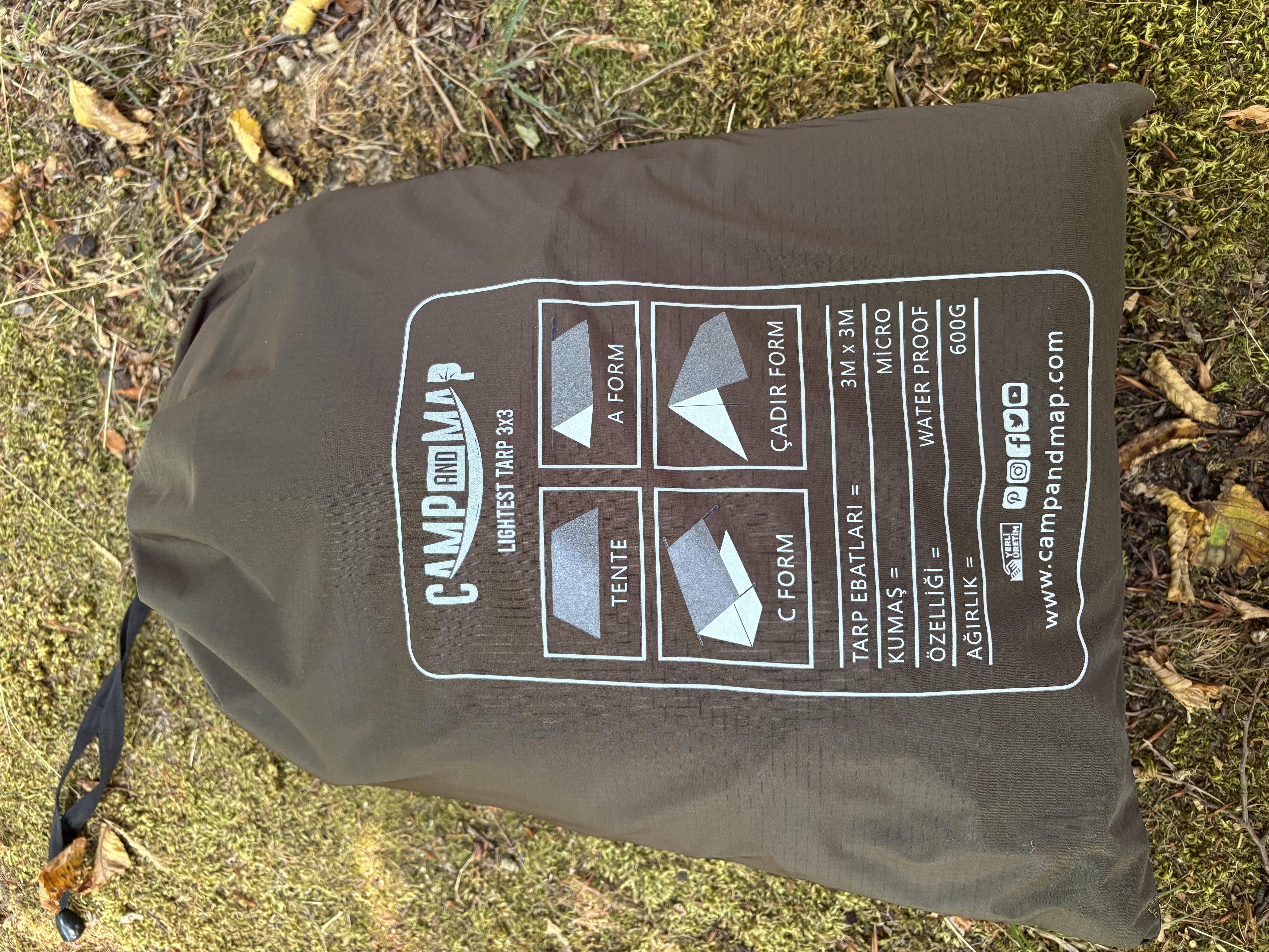  Lıghtest TarpCAMPANDMAPLıghtest Tarp