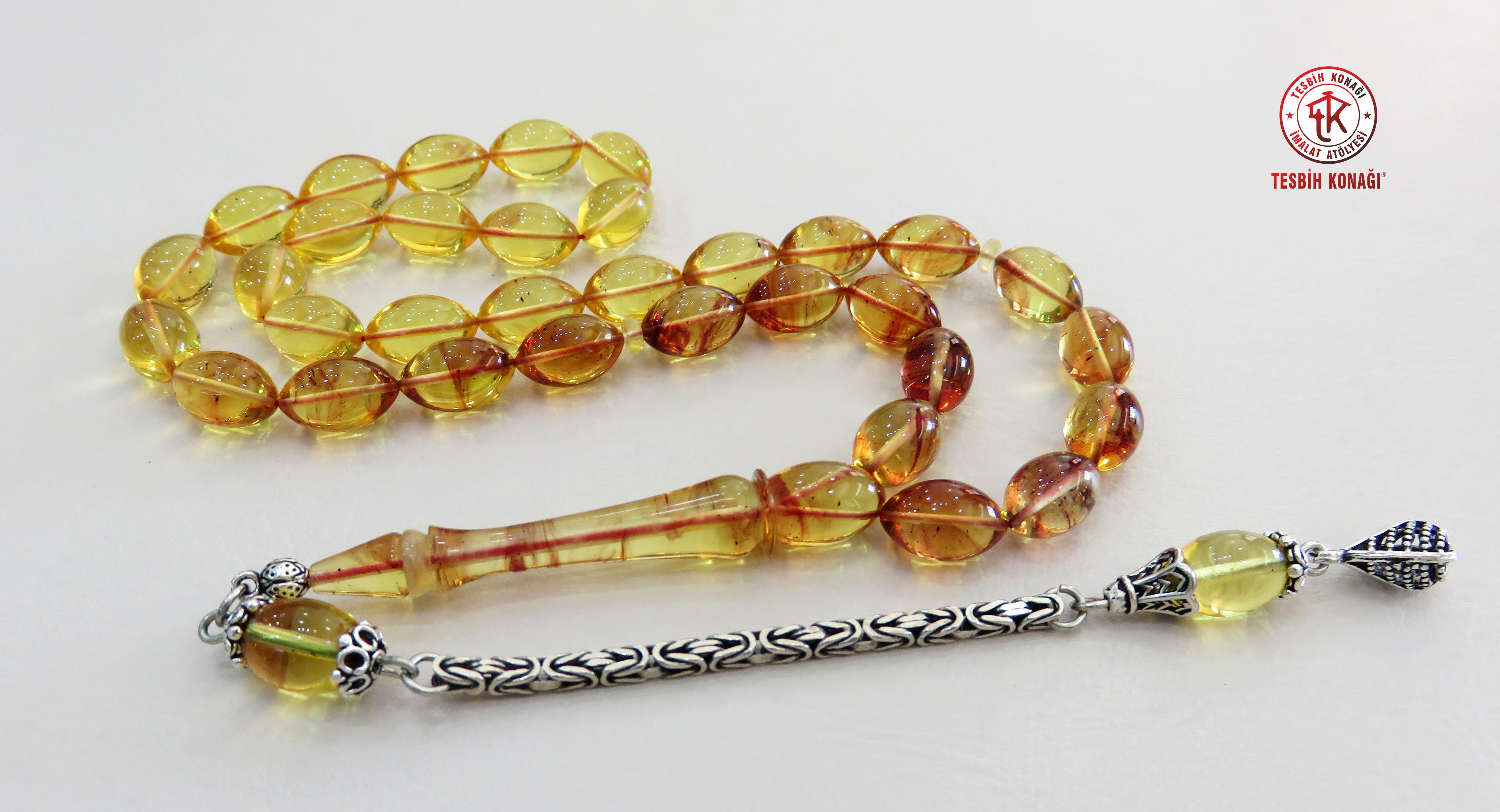 Ateş Kehribar Tesbih