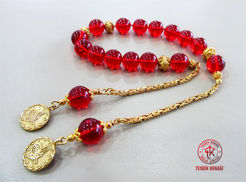 Ateş Kehribar Tesbih