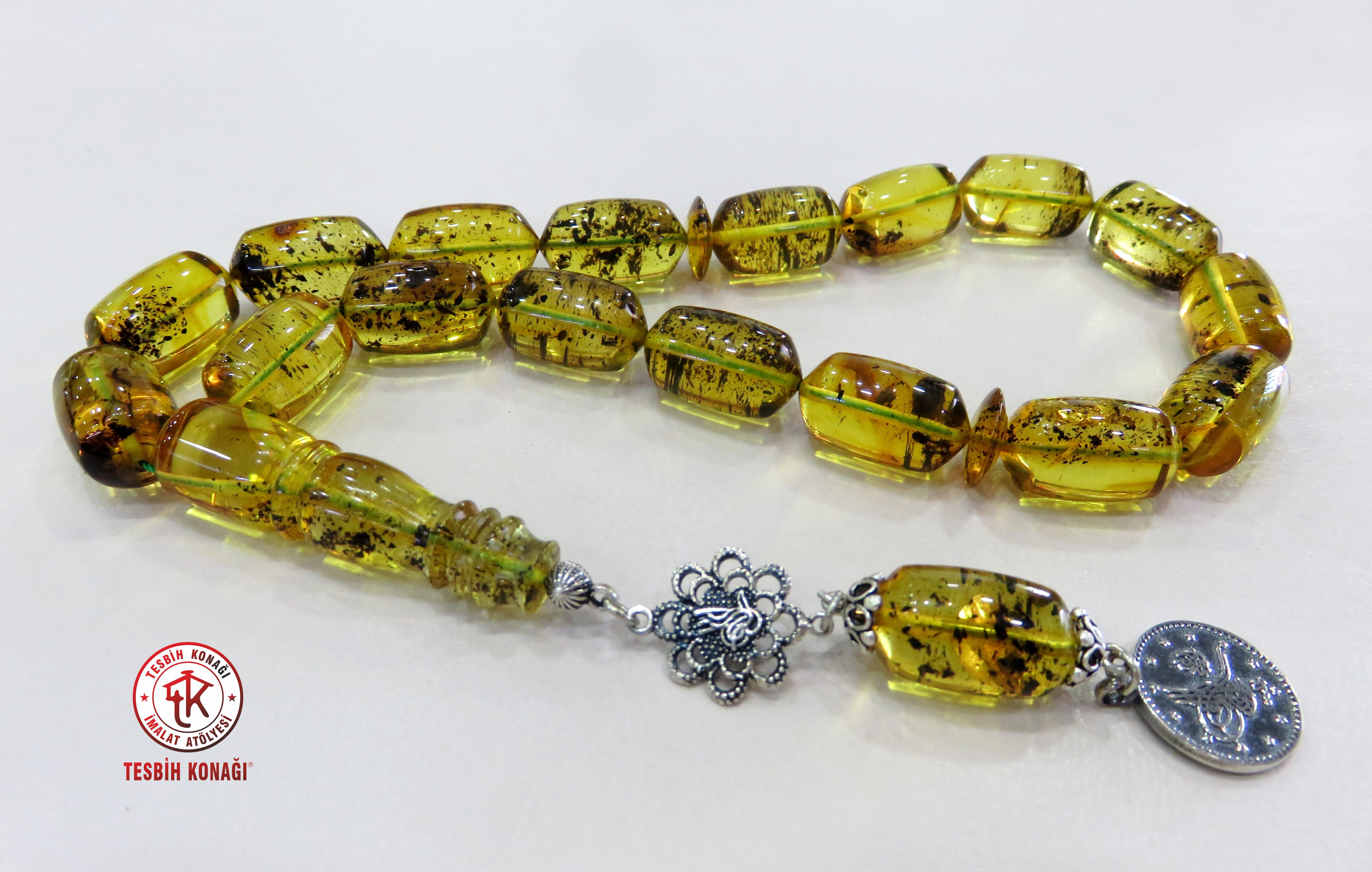 Damla Kehribar Tesbih