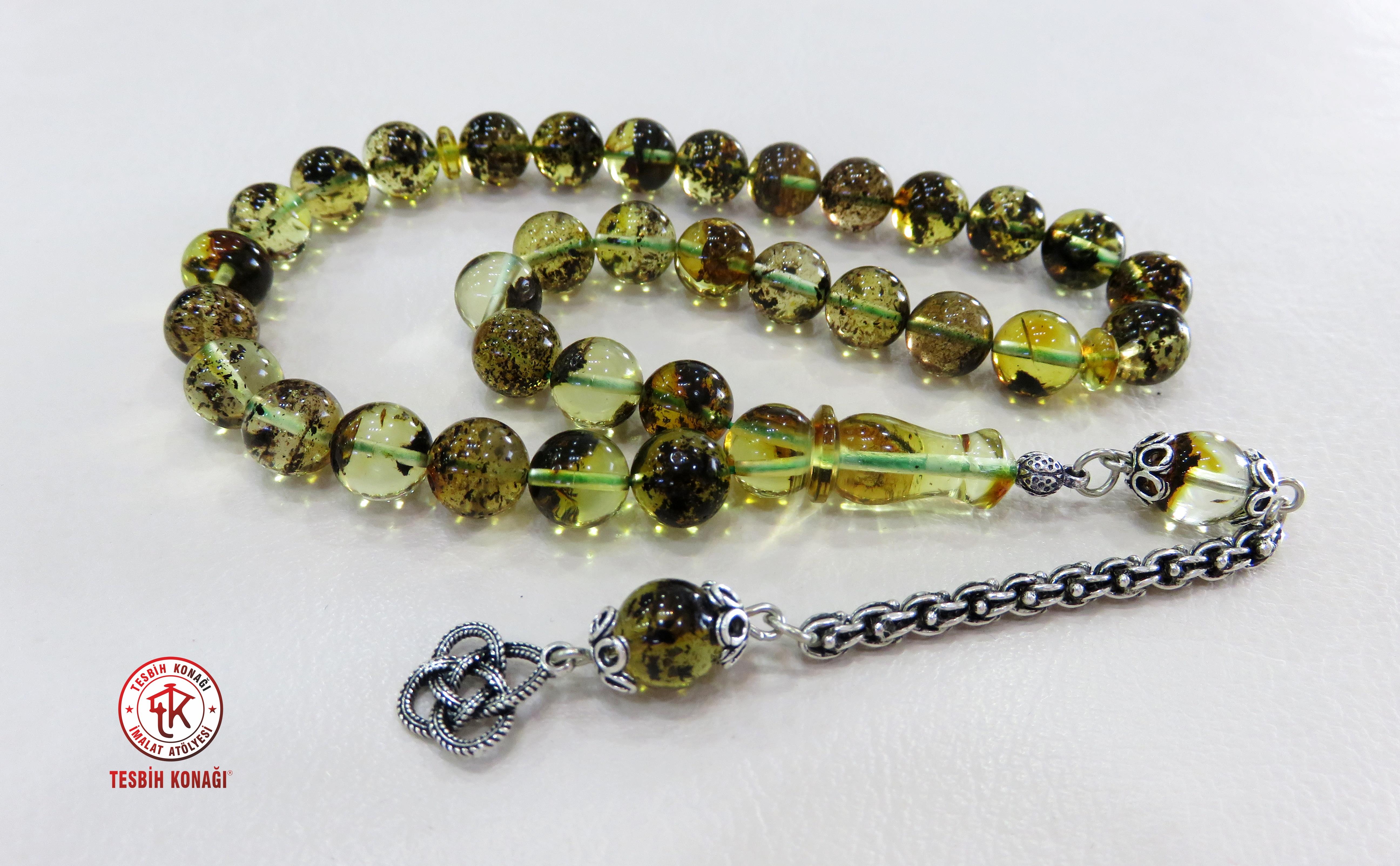 Damla Kehribar Tesbih