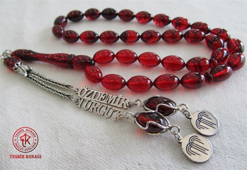 Sıkma Kehribar Tesbih