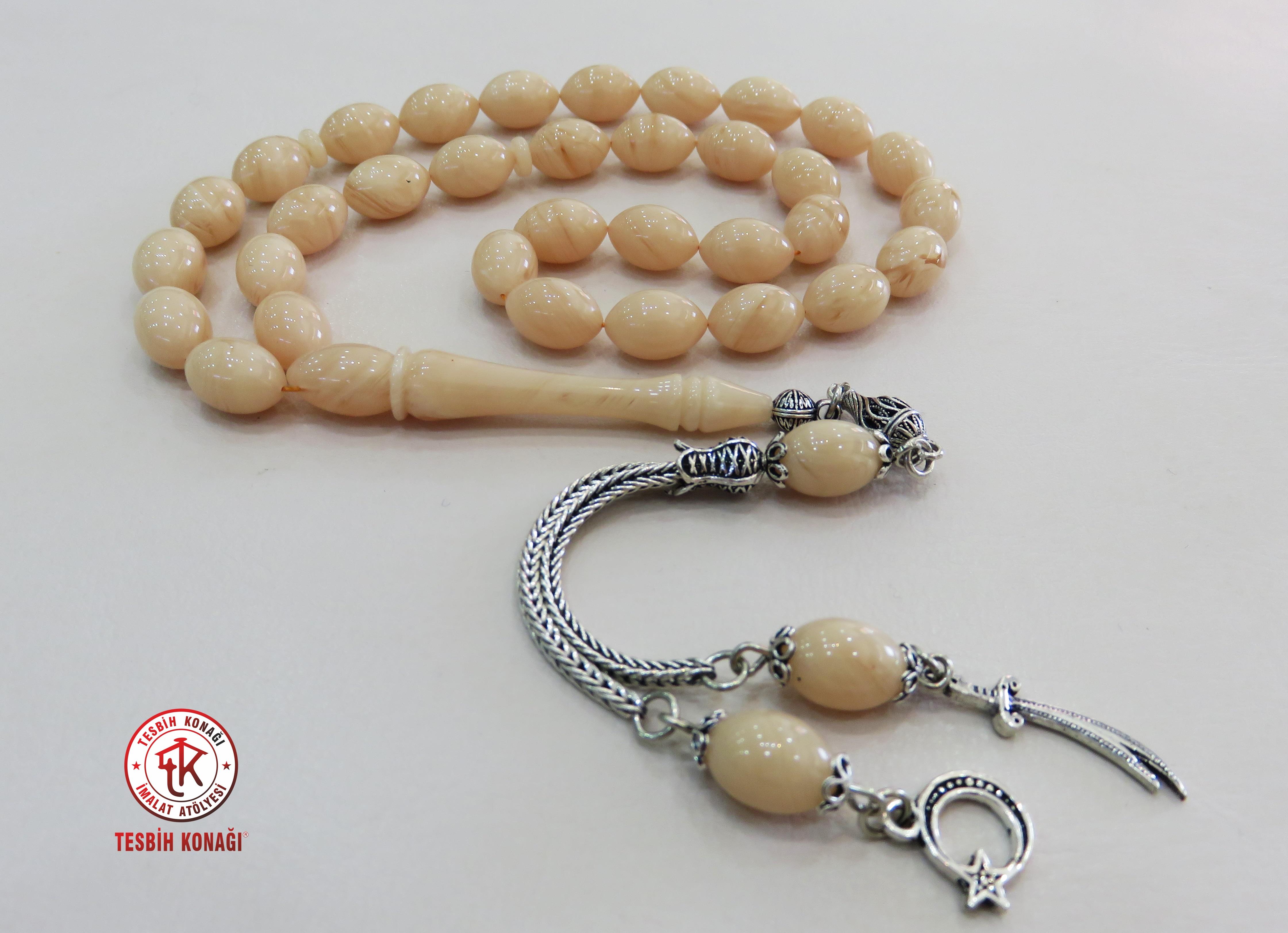 Sıkma Kehribar Tesbih