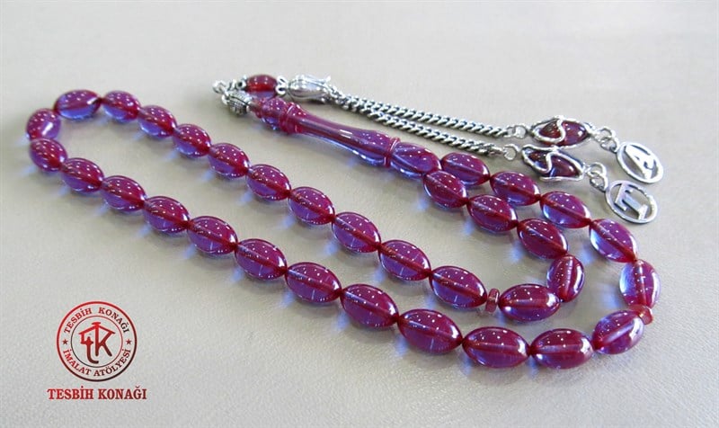 Ateş Kehribar Tesbih