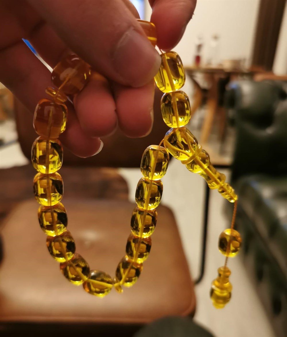 Ateş Kehribar Tesbih