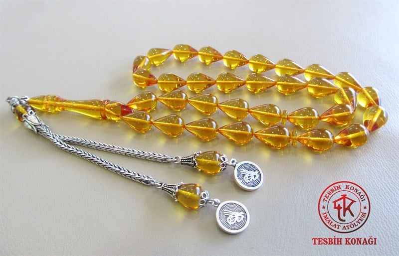 Ateş Kehribar Tesbih