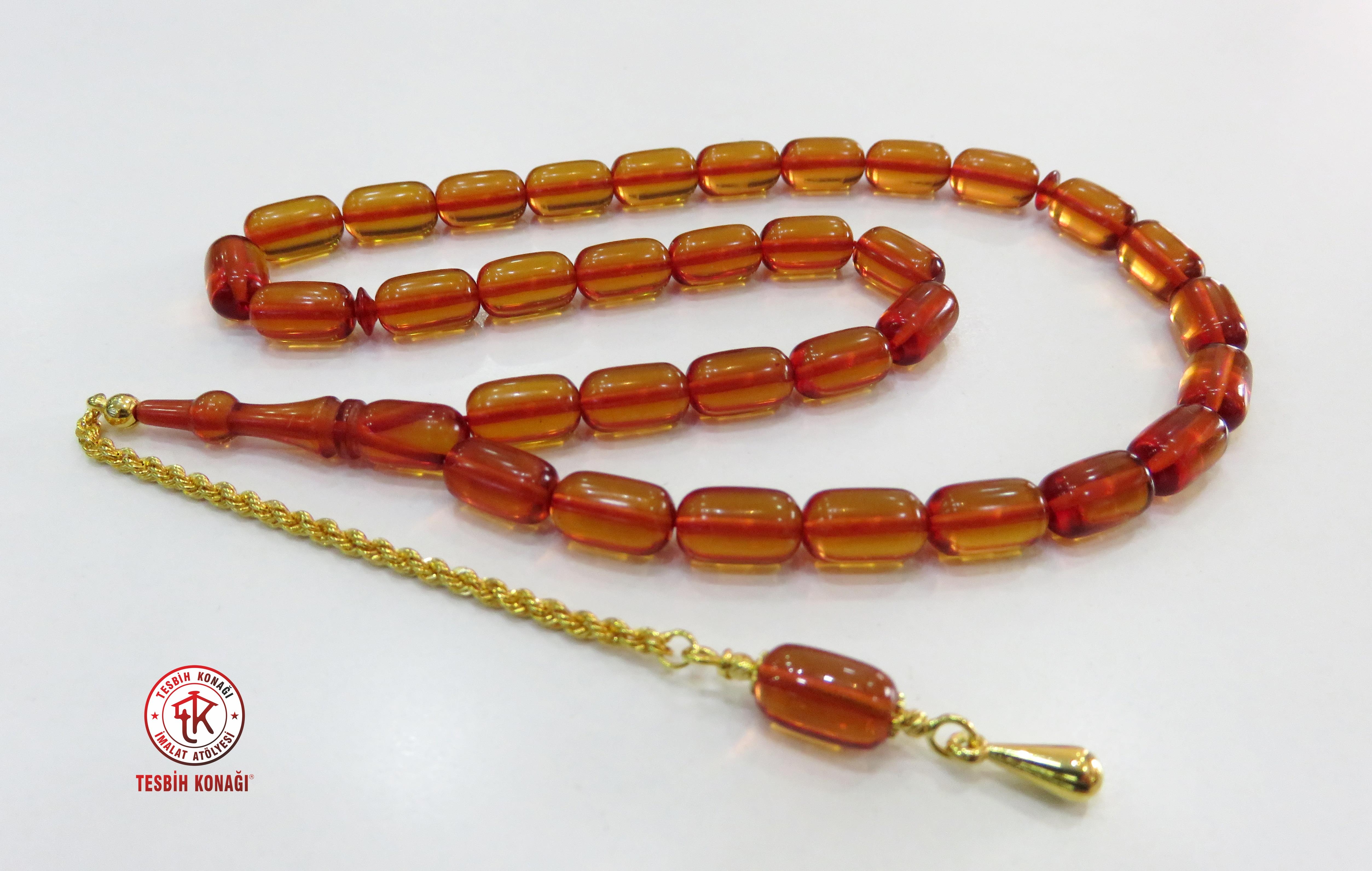 Ateş Kehribar Tesbih