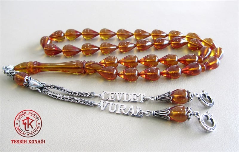 Ateş Kehribar Tesbih