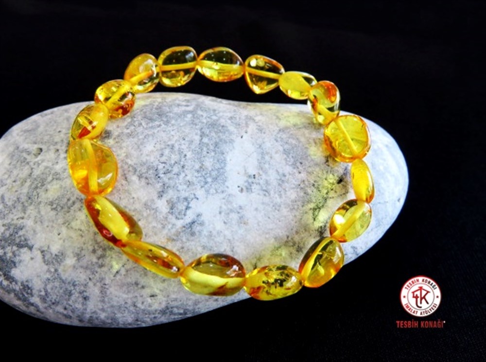 Damla Kehribar Bileklik