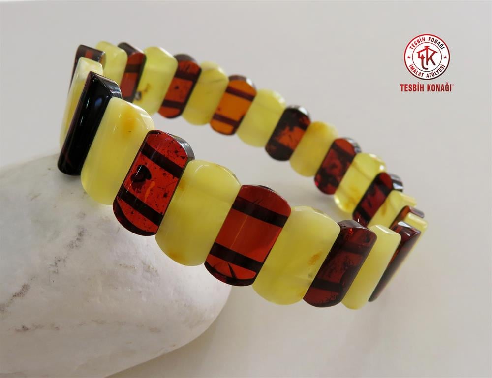 Damla Kehribar Bileklik