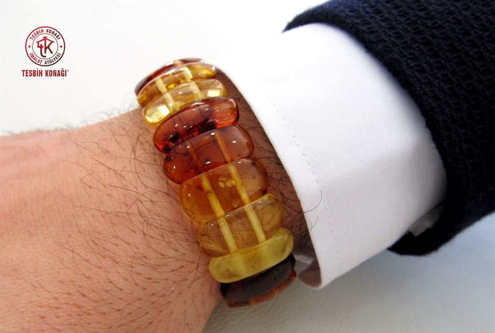 Damla Kehribar Bileklik