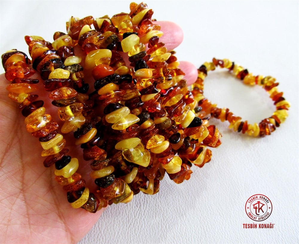 Damla Kehribar Bileklik