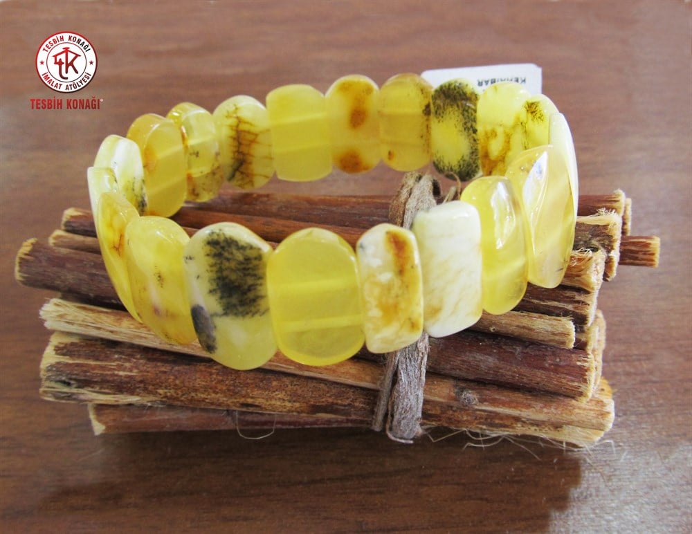 Damla Kehribar Bileklik