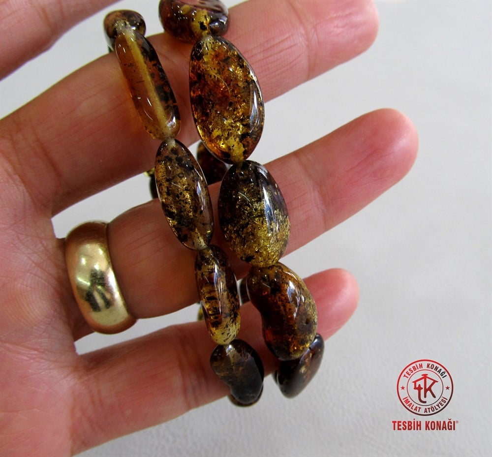 Damla Kehribar Bileklik