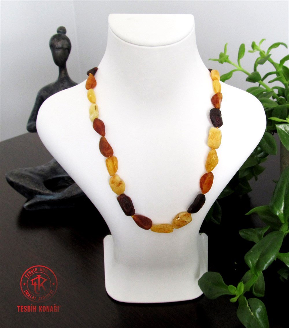 Damla Kehribar Kolye