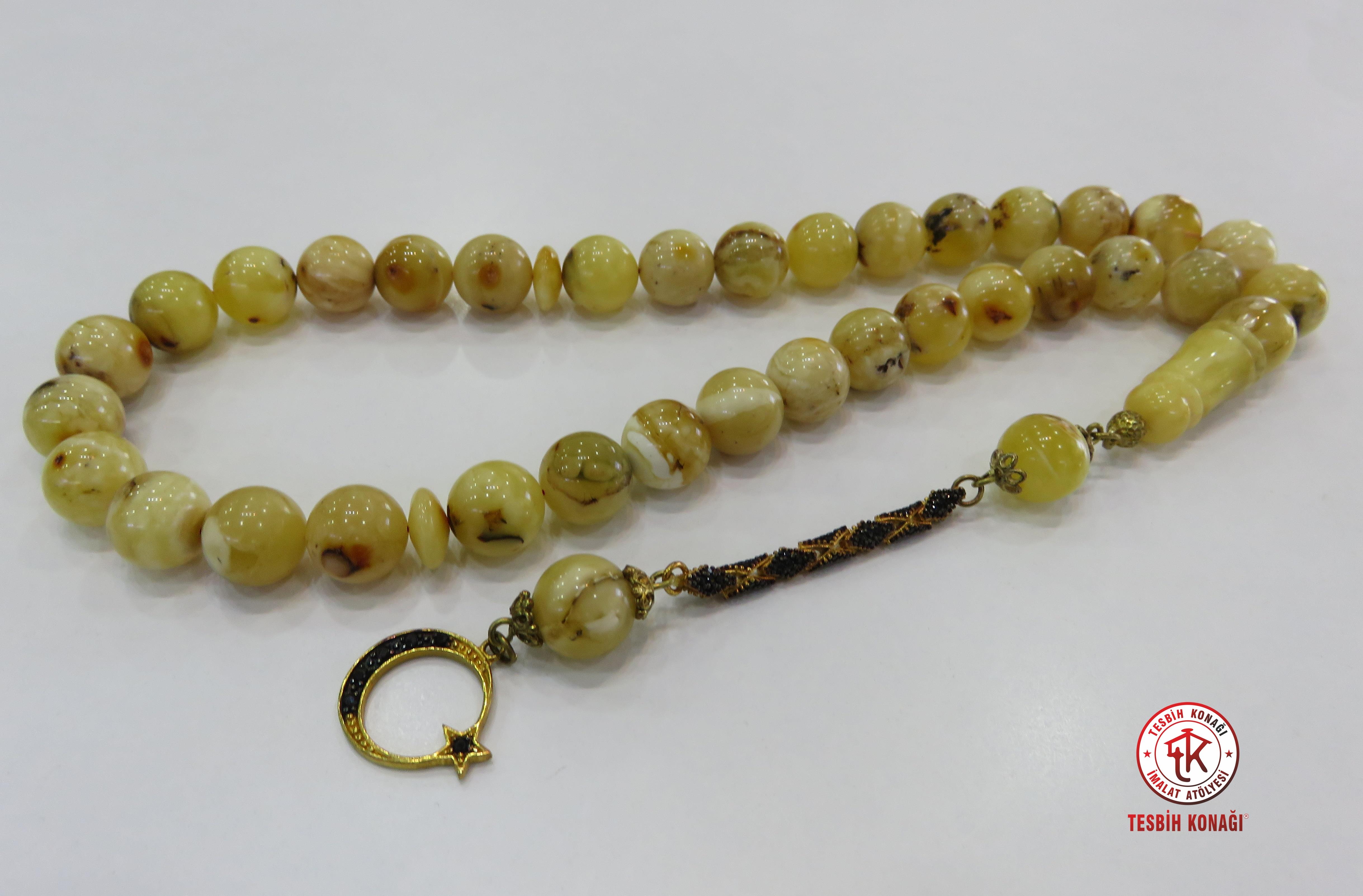 Damla Kehribar Tesbih