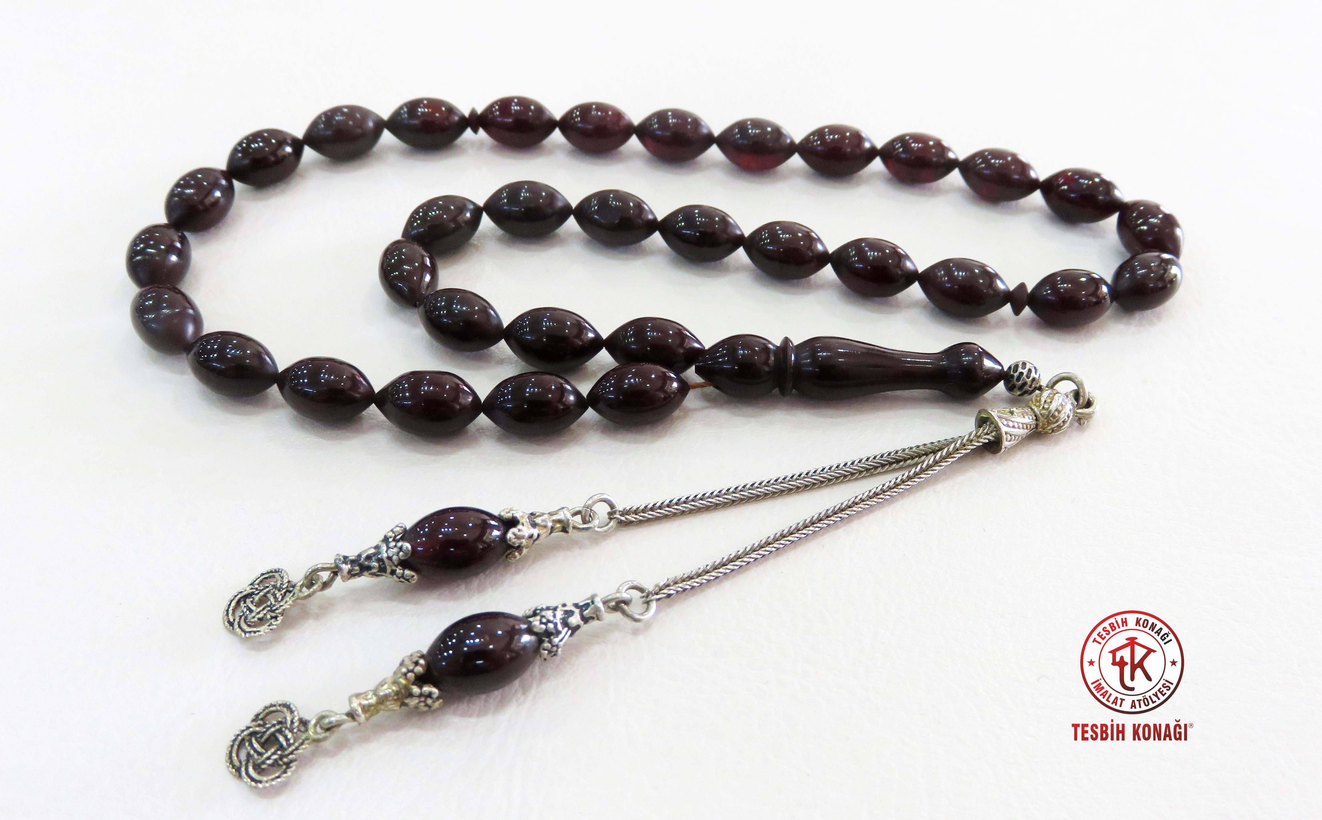 Sıkma Kehribar Tesbih