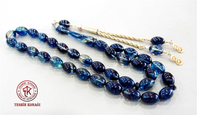 Sıkma Kehribar Tesbih