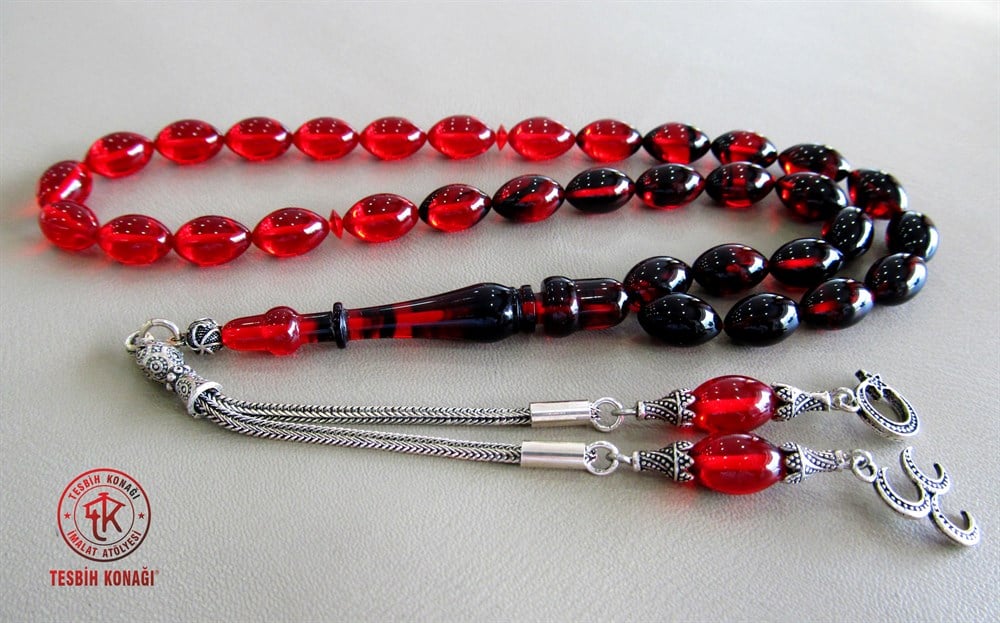 Sıkma Kehribar Tesbih