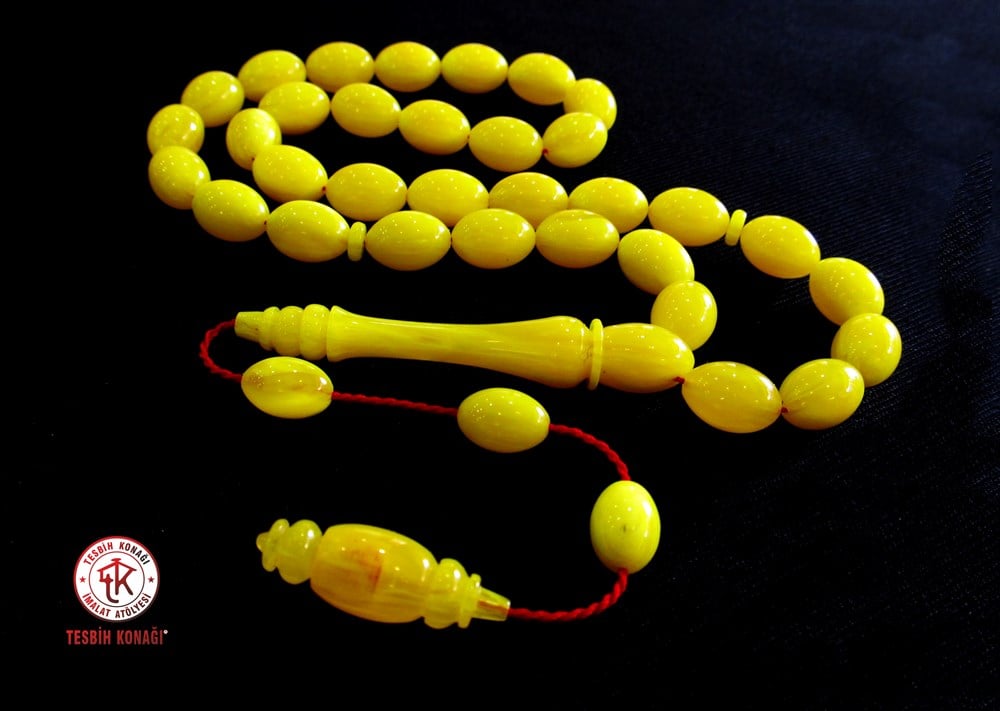 Sıkma Kehribar Tesbih