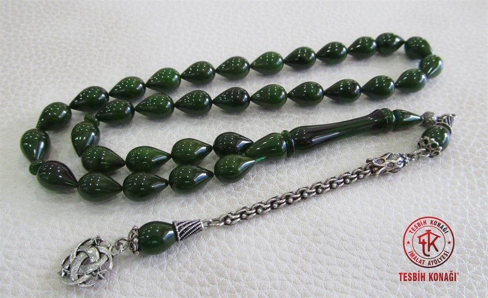 Sıkma Kehribar Tesbih