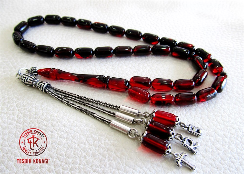 Sıkma Kehribar Tesbih