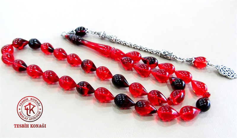 Sıkma Kehribar Tesbih