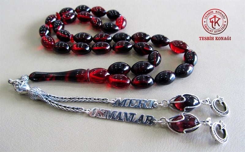 Sıkma Kehribar Tesbih